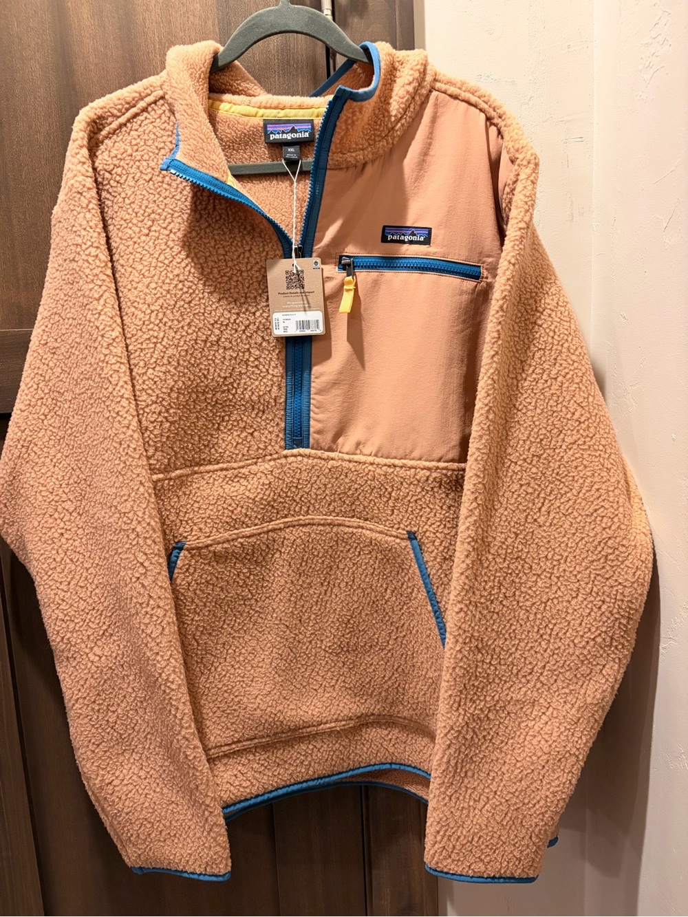 Patagonia Retro Pile 1/4 Zip Pullover XXL NWT